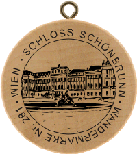 Turistická známka č. 281 - Schloß Schönbrunn