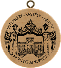 Turistická známka č. 44 - ESTERHÁZY - KASTÉLY . FERTŐD