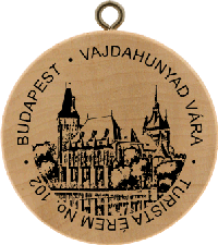 Turistická známka č. 102 - BUDAPEST - VAJDAHUNYAD