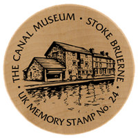 Turistická známka č. 24 - The Canal Museum - Stoke Bruerne