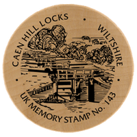 Turistická známka č. 143 - Caen Hill Locks, Wiltshire