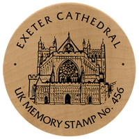 Turistická známka č. 456 - Exeter Cathedral