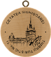 Turistická známka č. 11 - Cetatea Sighisoarei