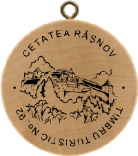 Turistická známka č. 92 - Cetatea Râşnov