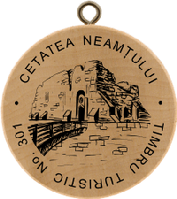 Turistická známka č. 301 - Cetatea Neamţului