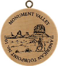 Turistická známka č. 10 - Monument Walley