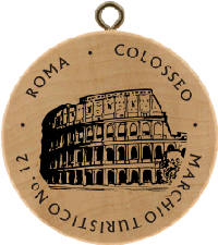 Turistická známka č. 12 - ROMA . COLOSSEO