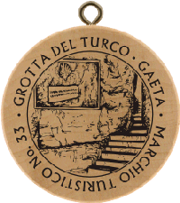 Turistická známka č. 33 - GROTTA DEL TURCO