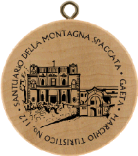 Turistická známka č. 112 - SANTUARIO DELLA MONTAGNA SPACCATA