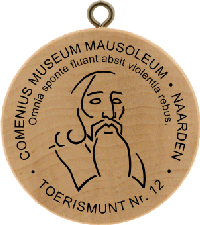 Turistická známka č. 12 - Comenius Museum, Naarden Vesting