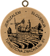 Turistická známka č. 81 - Jeruzalem Slovenija