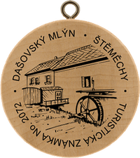 Turistická známka č. 2072 - Dašovský mlýn, Štěmechy