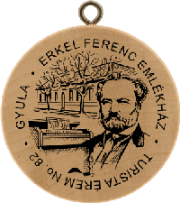 Turistická známka č. 82 - GYULA - ERKEL FERENC EMLÉKHÁZ