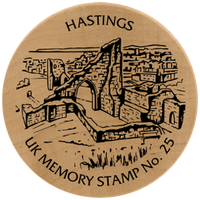 Turistická známka č. 25 - Hastings