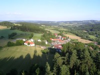 Pohled na JV - Hoslovice
