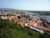 Castiglione della Pescaia - výhled od hradu