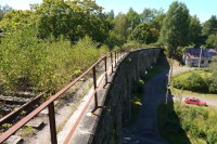 Viadukt na trati v Horním Slavkově