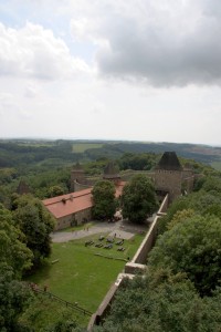 Pohled z vyhlídkové věže