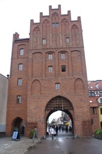 Toruň - vstupní brána na náměstí