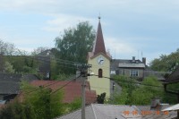 pohled na kostel od kapličky
