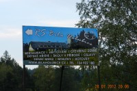 tabule ¨vítá vás ¨RS Bílá Holubice