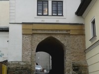 Mohelnice - Vodní brána (severní, jediná dochovaná ze čtyř)u Pekařského domu