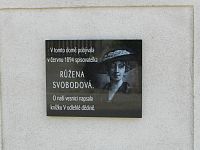 Kosov - Kosovská rychta - výstava, kde pobývala slavná spisovatelka Růžena Svobodová