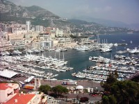 Monako,pohled od knížecího paláce