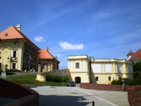 Slavkov - pohled k zámku