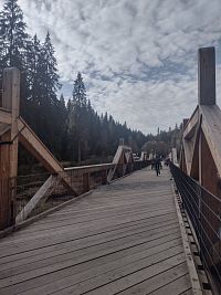 Hradlový most - Antýgl - Klostermannův most - Turnerova chata - Čeňkova pila