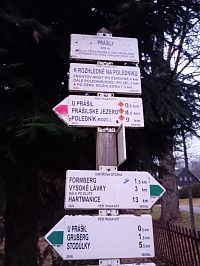 Prášily - Prášilske jezero - Přelom - Bavorská cesta- Zelené domky - Srní