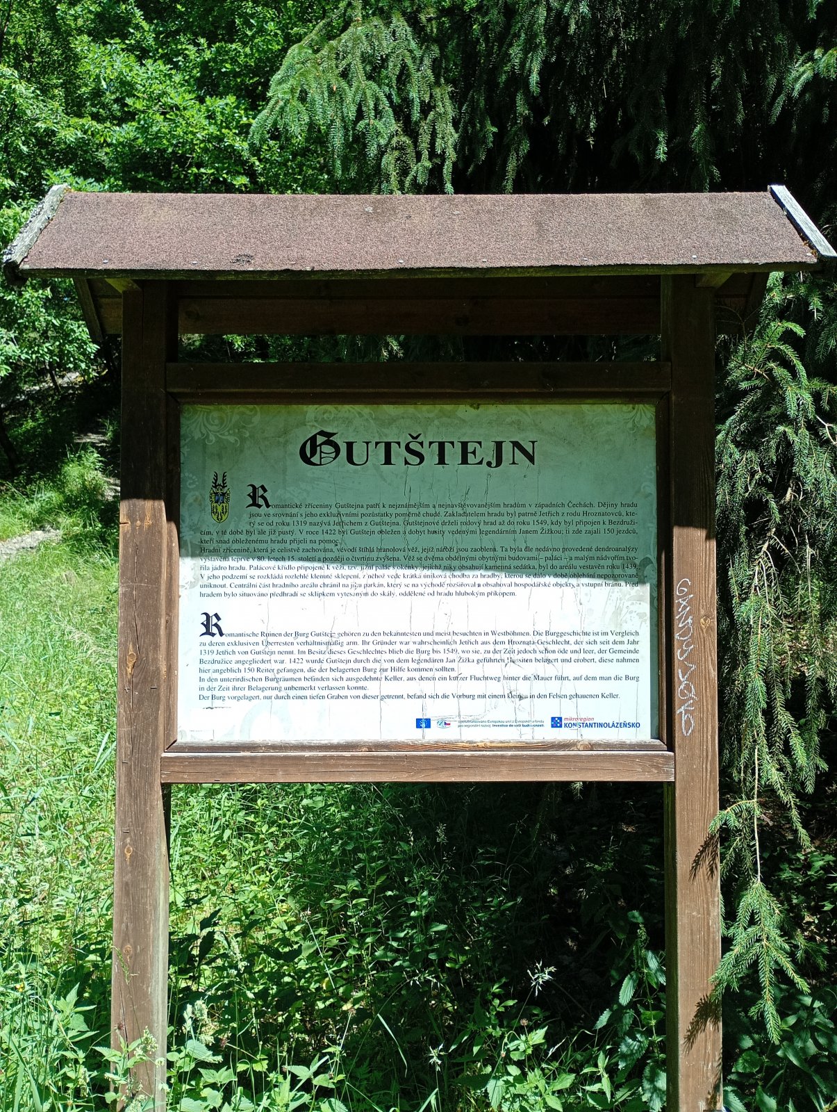 Gutštejn - zřícenina gotického hradu