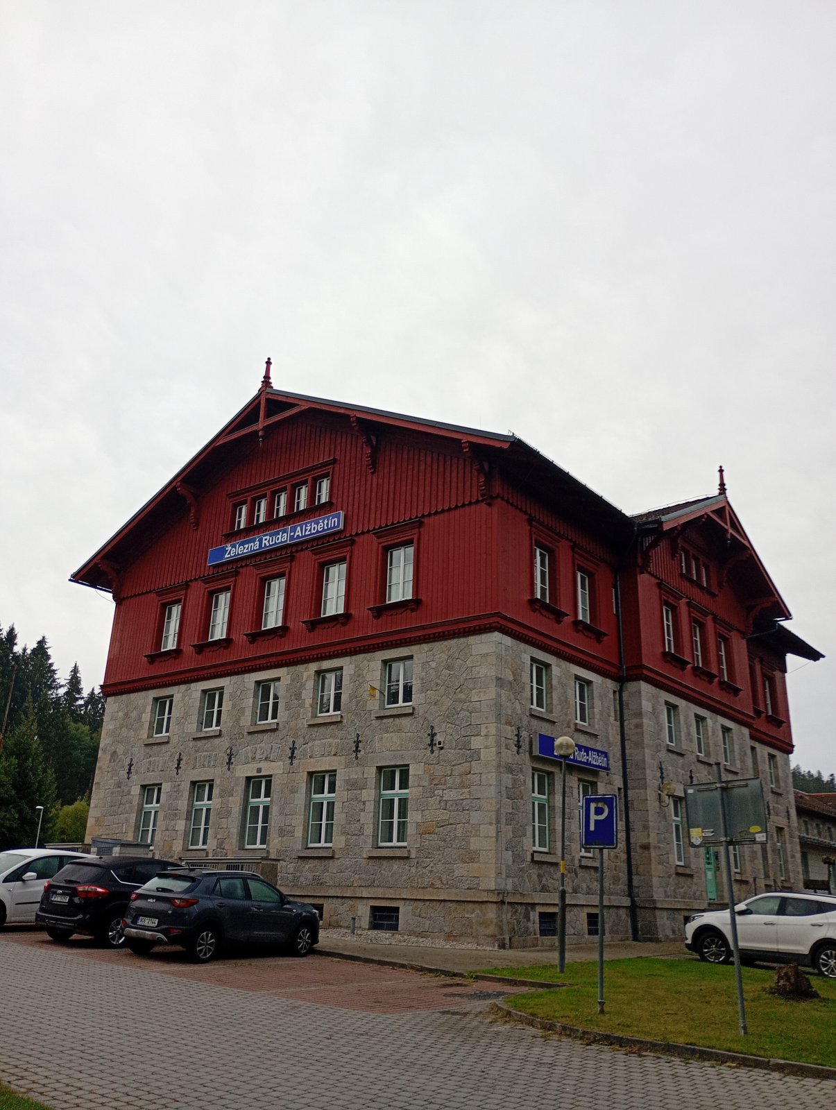 Železna Ruda Ažbětín - pomník A. kašpara - Čertovo jezero - Černé jezero