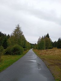 Modrava - Tříjezerní slať - Pod Oblíkem - Hakešická cesta - Srní