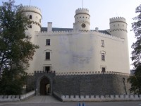 zámek Orlík na Vltavou čelní pohled