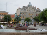 Szombáthely - náměstí s radnicí