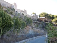 úbočí hradu San Miguel