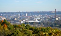 Trojský most - pohled z Bohnic