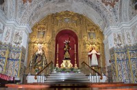Rota - oltář kostela Nuestra senora de la O