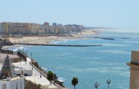 pláž v Cádizu