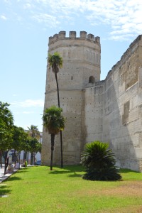 Jerez - rekonstruovaná hradba Alcazaru