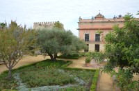 Alcazar de Jerez - zahrda s palácem Villavicento