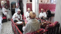 Tanger - muzikanti v restauraci