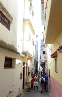 ulička v Tangeru