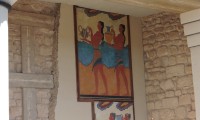 freska sloužících