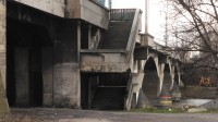 Libeňský most - schodiště ze severu