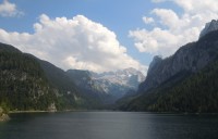 Salzkammergut - vysokohorské jezero Gosausee
