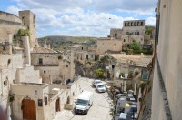 Matera - ulice s občerstvením