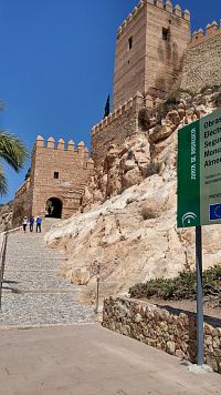 Almería - cesta na Alcazabu