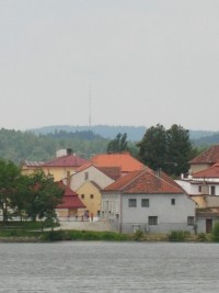 Pohled na město Telč